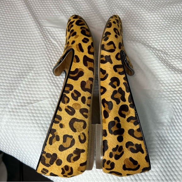 J.Crew "Cora" Women's Calf Hair Leopard Print Loafers Flats Size 9 Style E1341 - Picture 5 of 11
